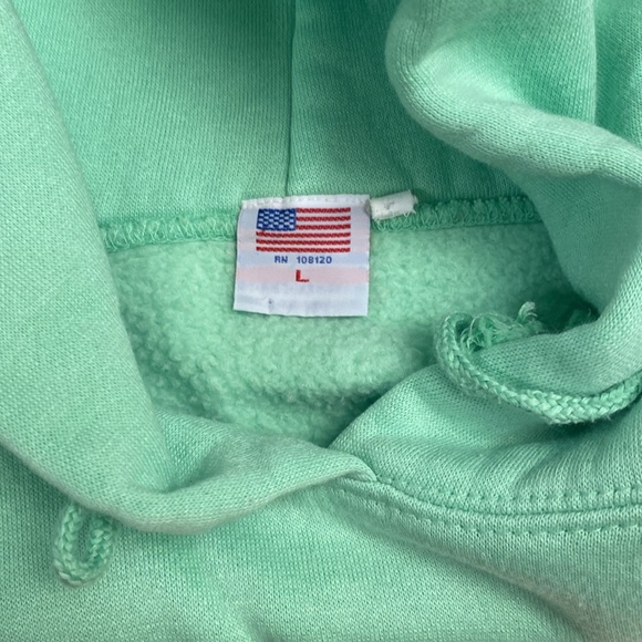 Lime Green Washington D.C. Hood Sweatshirt - Picture 6 of 8